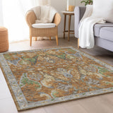 Dalyn Hatay HY6 Copper Rug shown in a room
