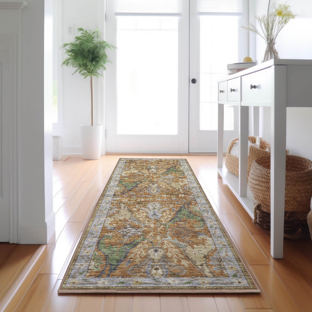 Dalyn Hatay HY6 Copper Rug shown in a room