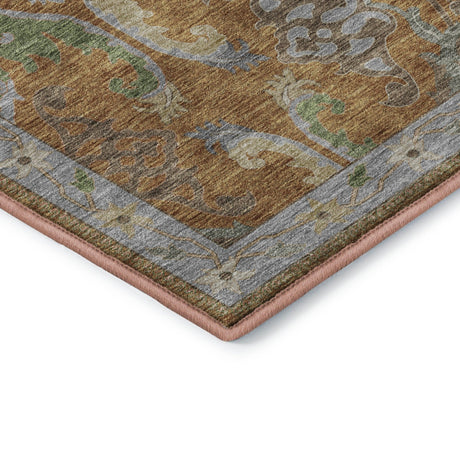 Dalyn Hatay HY6 Copper Rug corner detail