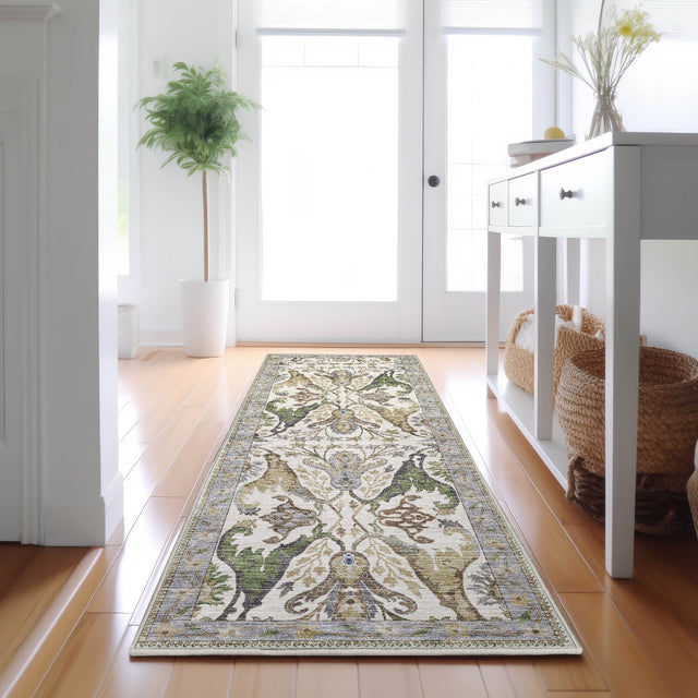 Dalyn Hatay HY6 Ivory Rug shown in a room
