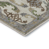 Dalyn Hatay HY6 Ivory Rug corner detail