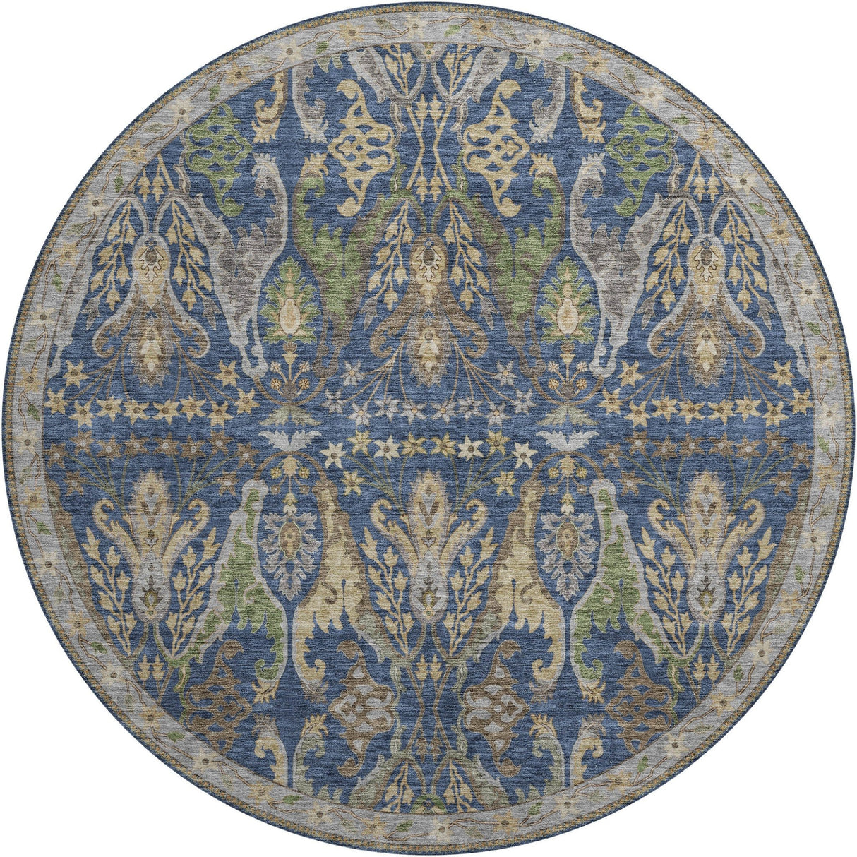 Dalyn Hatay HY6 Navy Rug round rug