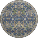 Dalyn Hatay HY6 Navy Rug round rug