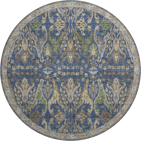 Dalyn Hatay HY6 Navy Rug round rug