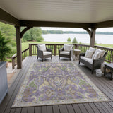 Dalyn Hatay HY6 Purple Rug outdoor lifestyle image