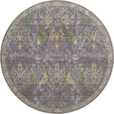 Dalyn Hatay HY6 Purple Rug round rug