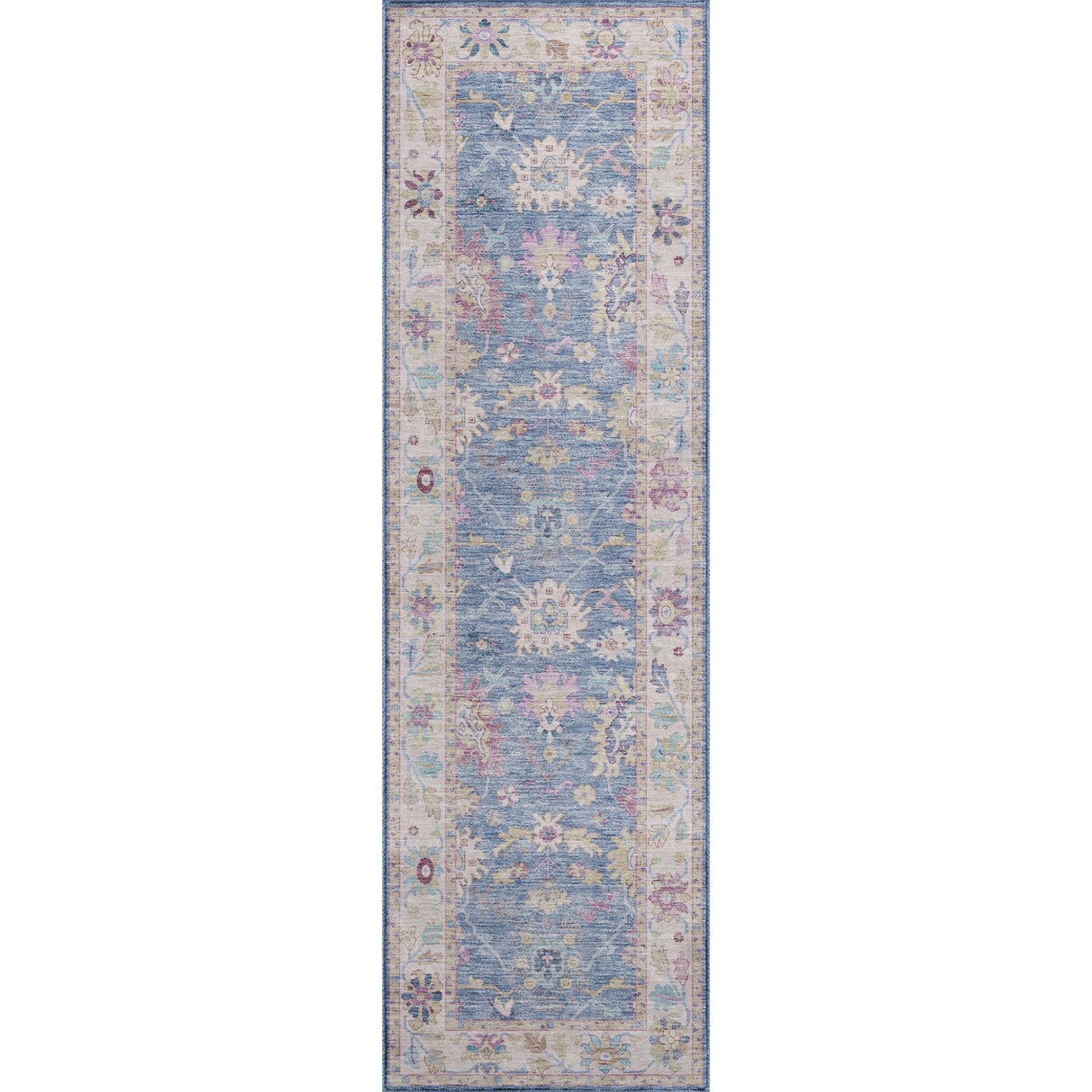 Dalyn Hatay HY7 Blue Rug runner rug