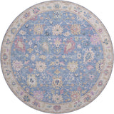 Dalyn Hatay HY7 Blue Rug round rug
