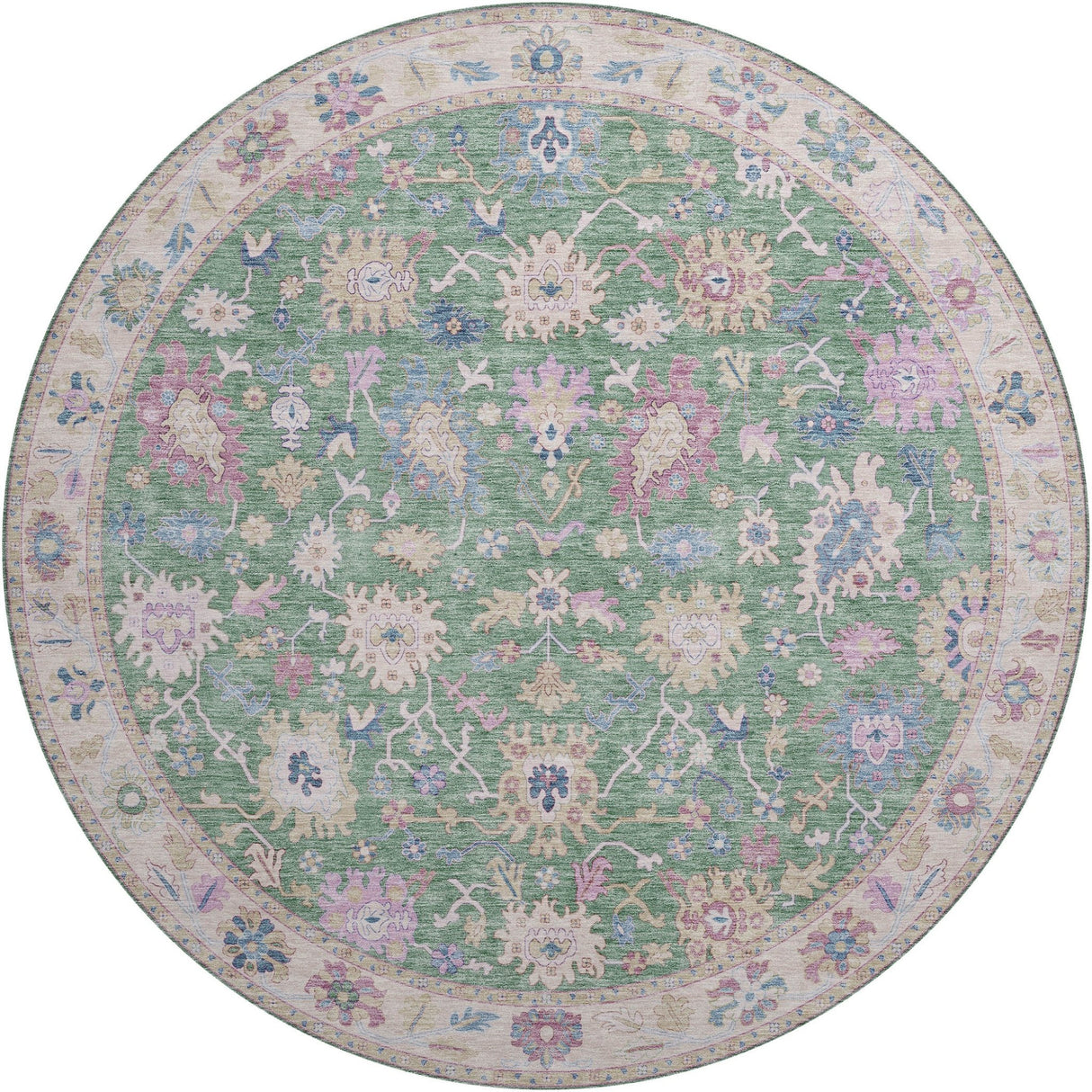 Dalyn Hatay HY7 Lime Rug round rug