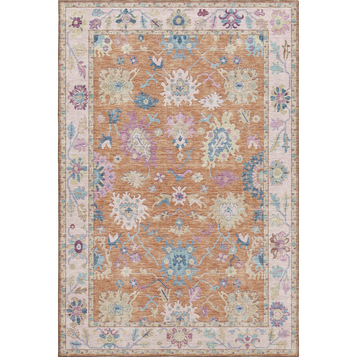 Dalyn Hatay HY7 Orange Rug main image