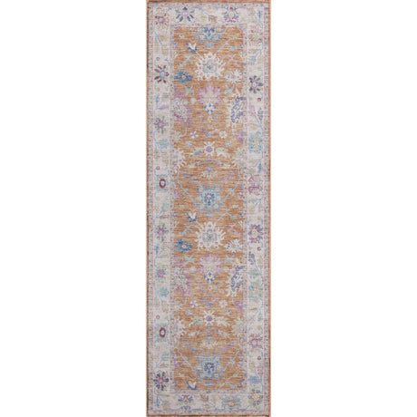 Dalyn Hatay HY7 Orange Rug runner rug