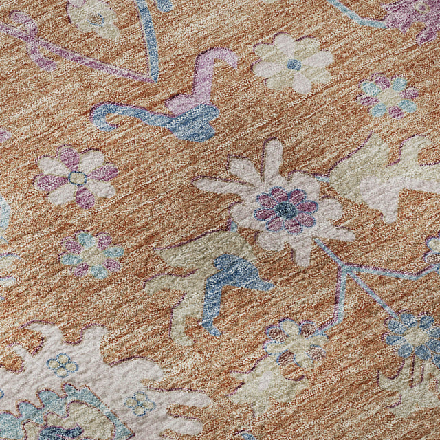 Dalyn Hatay HY7 Orange Rug color swatch