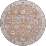 Dalyn Hatay HY7 Orange Rug round rug