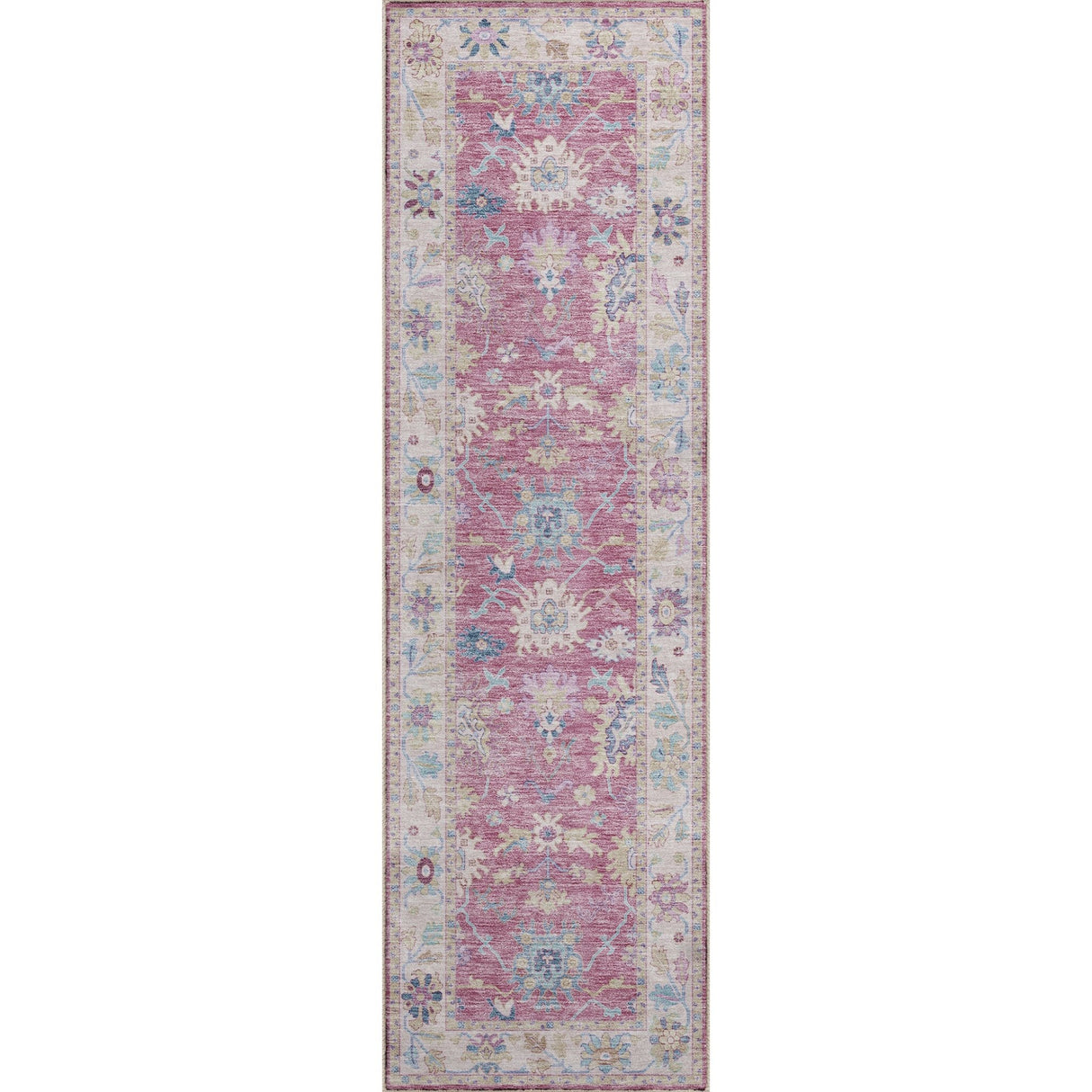 Dalyn Hatay HY7 Pink Rug runner rug