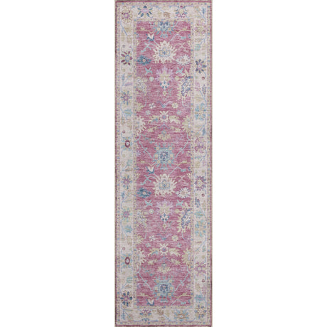 Dalyn Hatay HY7 Pink Rug runner rug