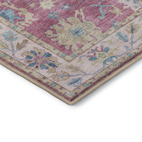 Dalyn Hatay HY7 Pink Rug corner detail