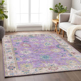 Dalyn Hatay HY7 Purple Rug shown in a room