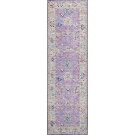 Dalyn Hatay HY7 Purple Rug runner rug