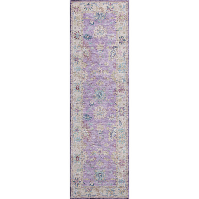 Dalyn Hatay HY7 Purple Rug runner rug