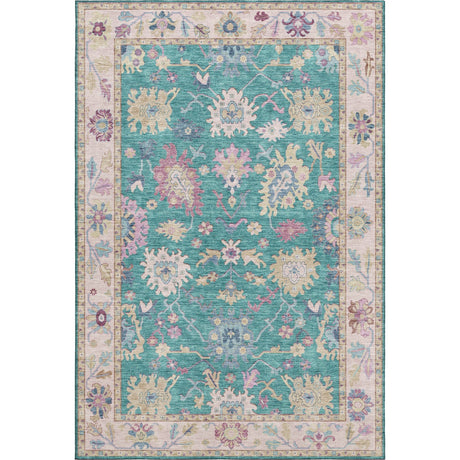 Dalyn Hatay HY7 Teal Rug main image