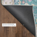 Dalyn Hatay HY7 Teal Rug backing detail