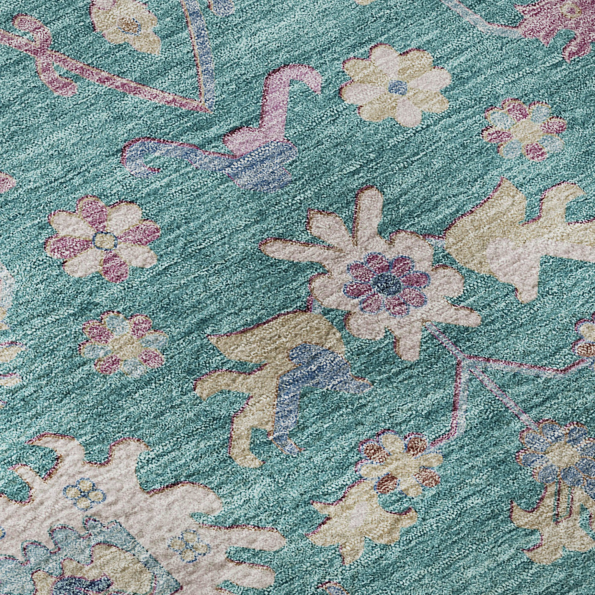 Dalyn Hatay HY7 Teal Rug color swatch
