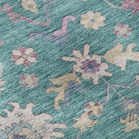 Dalyn Hatay HY7 Teal Rug color swatch