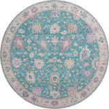 Dalyn Hatay HY7 Teal Rug round rug