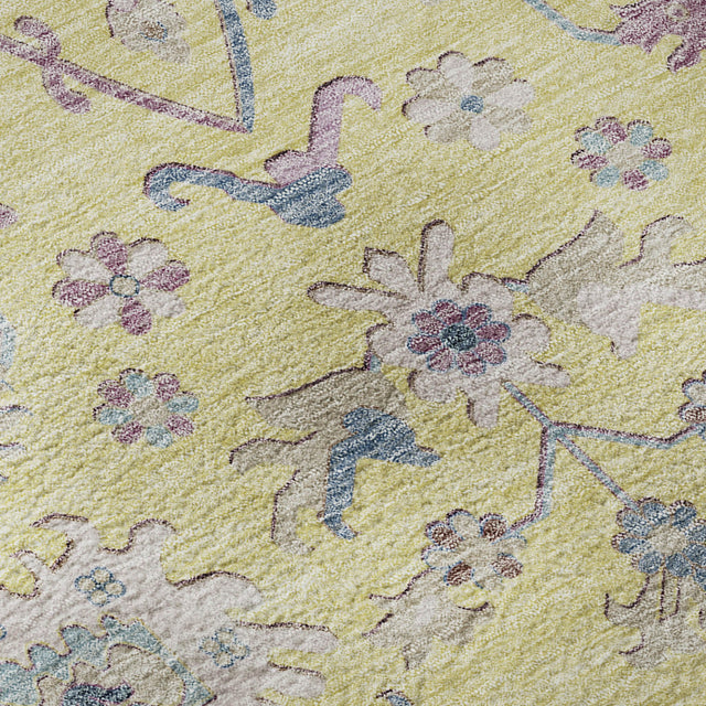 Dalyn Hatay HY7 Yellow Rug color swatch