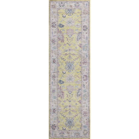 Dalyn Hatay HY7 Yellow Rug runner rug