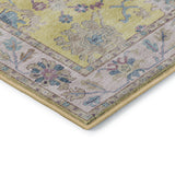 Dalyn Hatay HY7 Yellow Rug corner detail
