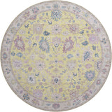 Dalyn Hatay HY7 Yellow Rug round rug