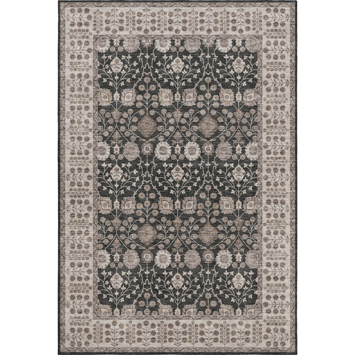 Dalyn Hatay HY8 Black Rug main image