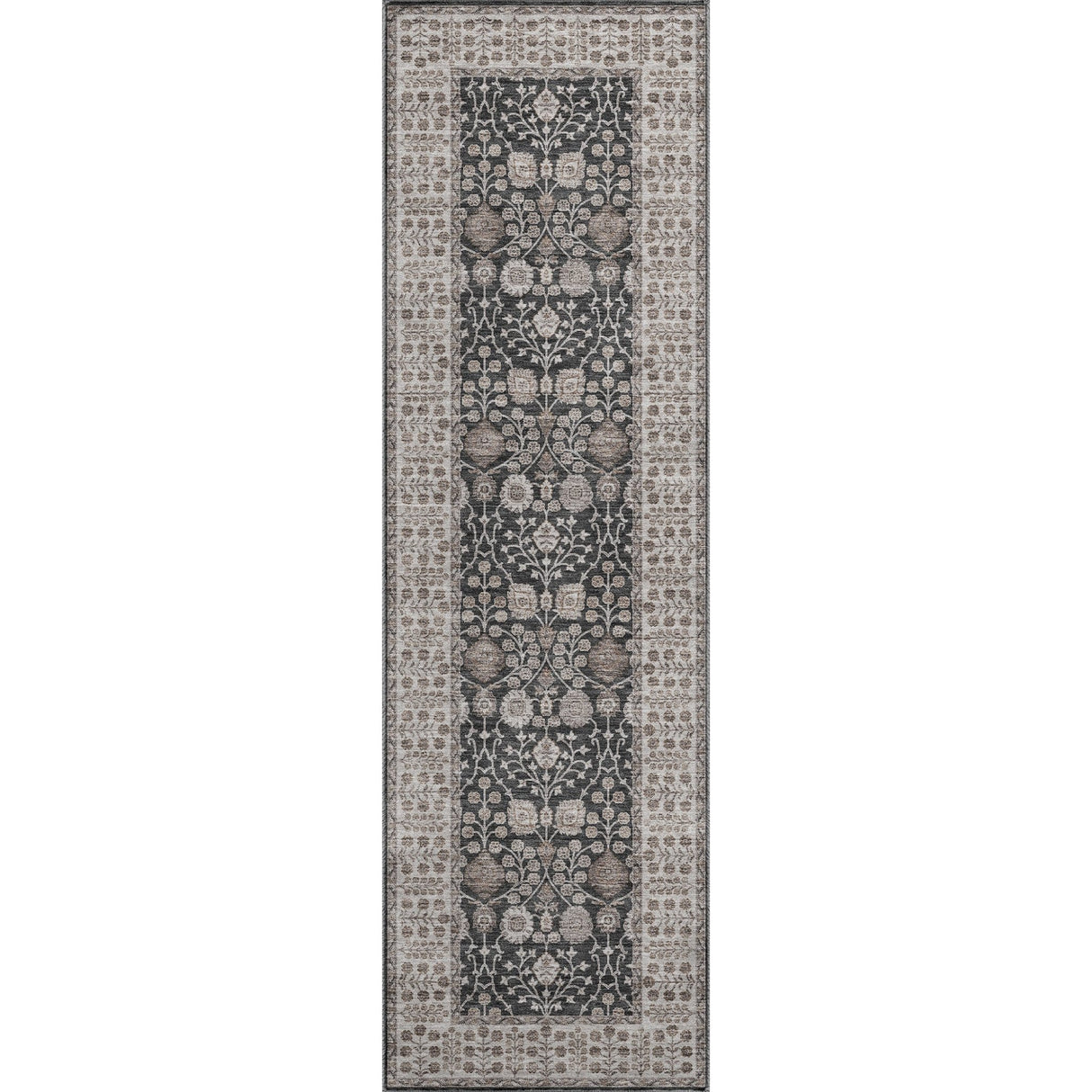 Dalyn Hatay HY8 Black Rug runner rug