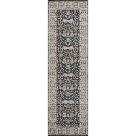 Dalyn Hatay HY8 Black Rug runner rug