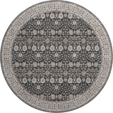 Dalyn Hatay HY8 Black Rug round rug
