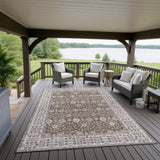 Dalyn Hatay HY8 Chocolate Rug outdoor lifestyle image