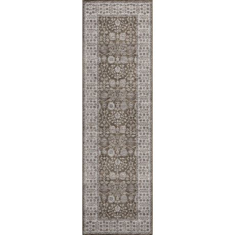 Dalyn Hatay HY8 Chocolate Rug runner rug