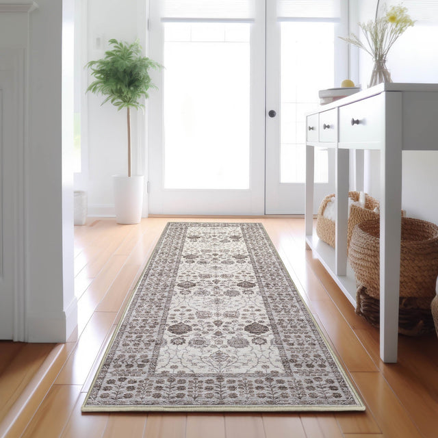 Dalyn Hatay HY8 Ivory Rug shown in a room