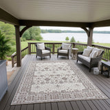 Dalyn Hatay HY8 Ivory Rug outdoor lifestyle image