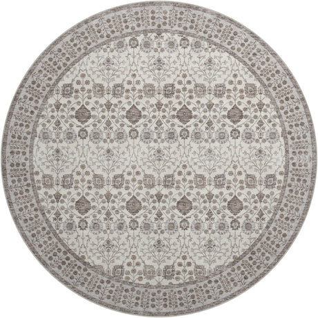 Dalyn Hatay HY8 Ivory Rug round rug