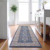 Dalyn Hatay HY8 Navy Rug shown in a room
