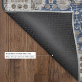 Dalyn Hatay HY8 Navy Rug backing detail