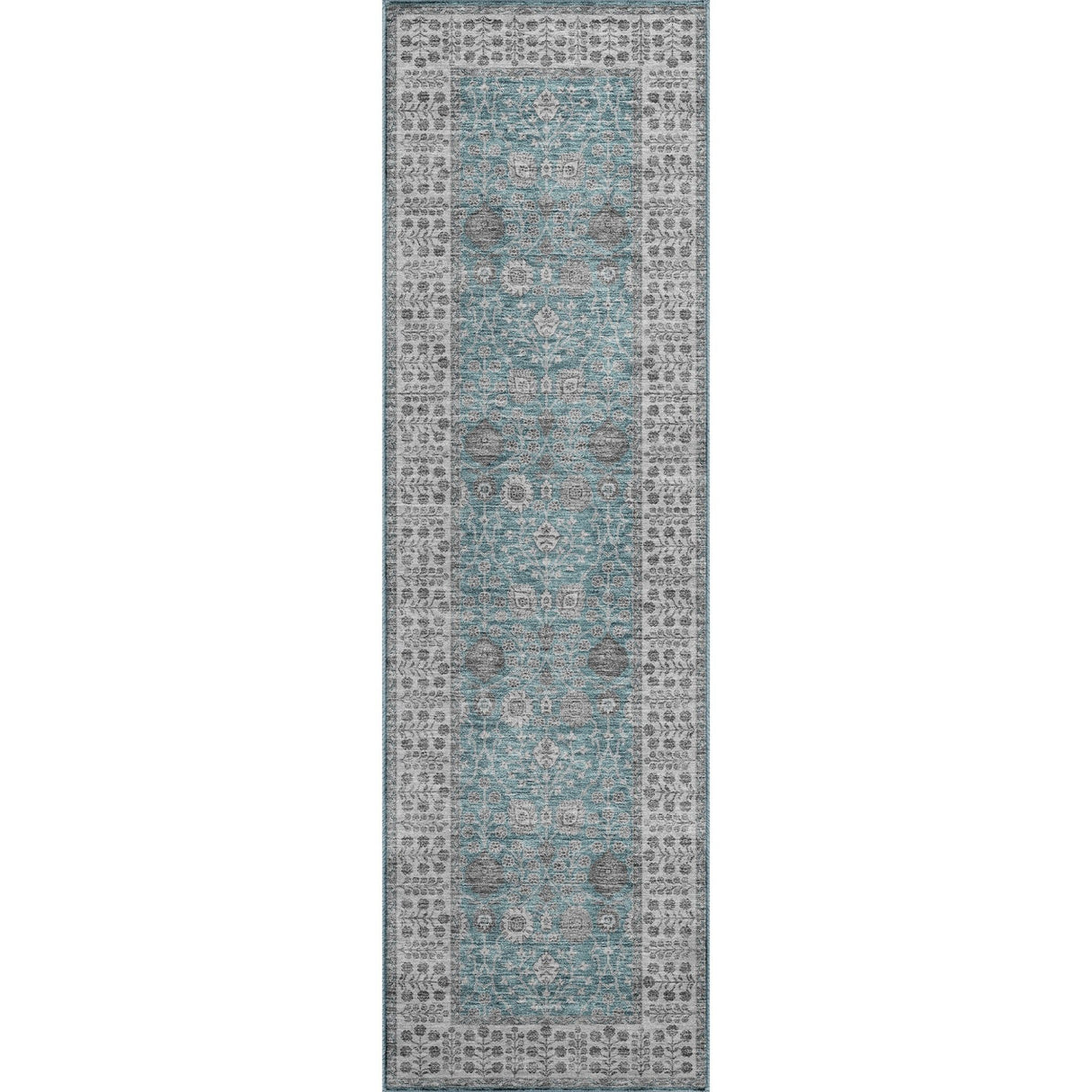 Dalyn Hatay HY8 Teal Rug runner rug