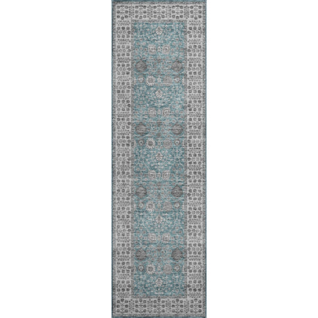 Dalyn Hatay HY8 Teal Rug runner rug