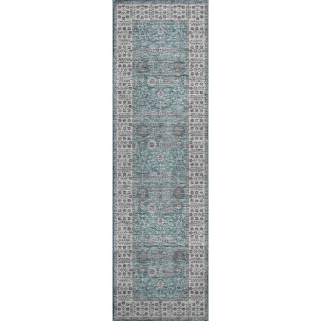 Dalyn Hatay HY8 Teal Rug runner rug