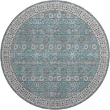 Dalyn Hatay HY8 Teal Rug round rug
