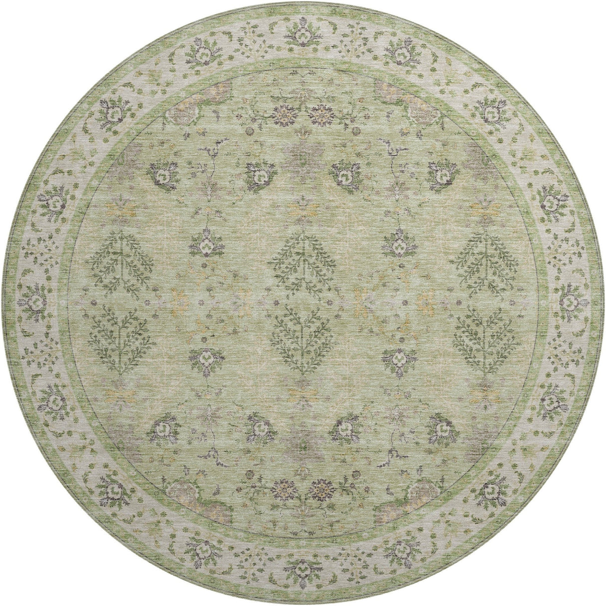 Dalyn Hatay HY9 Aloe Rug round rug