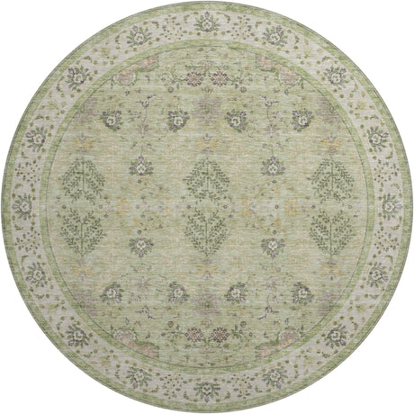 Dalyn Hatay HY9 Aloe Rug round rug