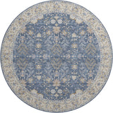 Dalyn Hatay HY9 Blue Rug round rug